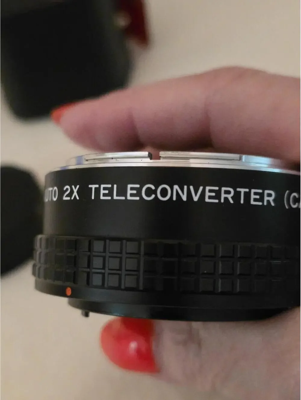 Sakar Auto 2X Teleconverter CAF Japan Multi-Coated w/ Case & Caps
